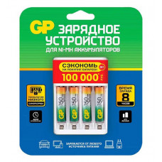 ЗУ для аккумуляторов GP AA-AAA 4 слота +4AAA 750mAh