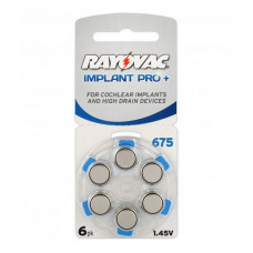Rayovac ZA675 IMPLANT PRO+ BL6