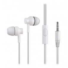 Наушники вакуумные AUX с МК без рег.громкости 1.1м More choice G38 (White)