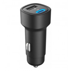 АЗУ Type-C +USB 48W PowerDelivery, QuickCharger, черное, OLMIO