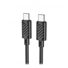Кабель HOCO X88 PD TypeC -- Type-C 1м 3.0А 60W ПВХ (Black)