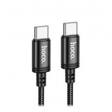 Кабель HOCO X89 PD Type-C--Type-C 3.0А 60W 1м Wind нейлон (Black)