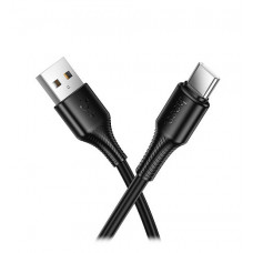 Кабель HOCO X120 USB - Type-C 3A 1м (Black) (Бокс)