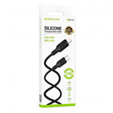 Кабель Borofone BX113 PD Type-C - Lightning 27W 3м (Black) (Бокс)