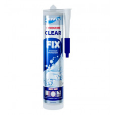 Клей герметик гибридный 280мл Бесцветный JETFIX CLEAR FIX (12шт)