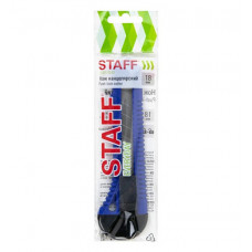Нож канцелярский 18мм (фиксатор, матовый корпус в асс-те) STAFF EVERYDAY
