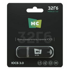 Флеш накопитель памяти USB 32GB 3.0 More Choice МФБ32 (Black)