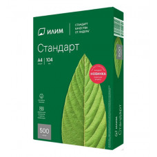 Бумага А4 104мкм 500л "Илим Стандарт" (5уп)
